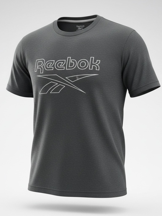 Reebok Other - Reebok Men’s Charcoal Logo Crew Tee